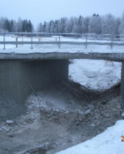 Den 22 jan. är åns botten nästan klar för vattenpåsläpp