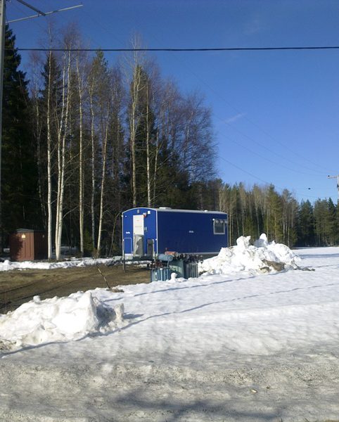 Den 15 april börjar luftledningar/trafon tas bort