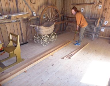 Shuffelboard i Visningsboa